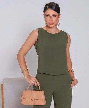 CONJUNTO SARAH VERDE MILITAR