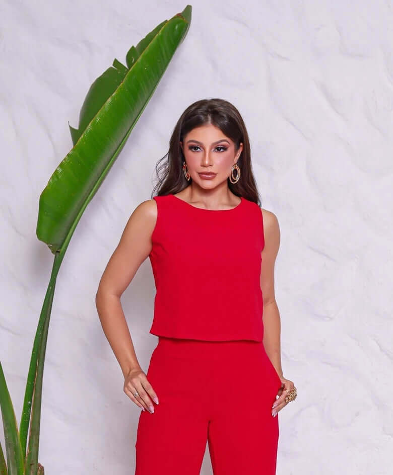 CONJUNTO SARAH VERMELHO