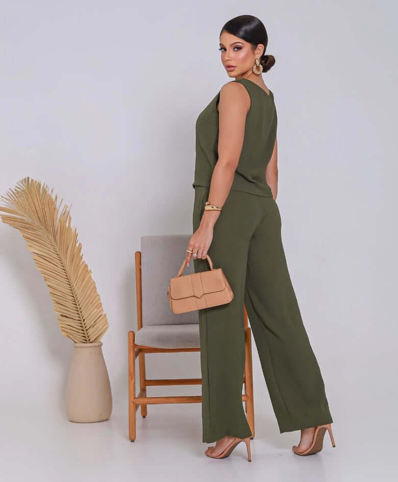 CONJUNTO SARAH VERDE MILITAR