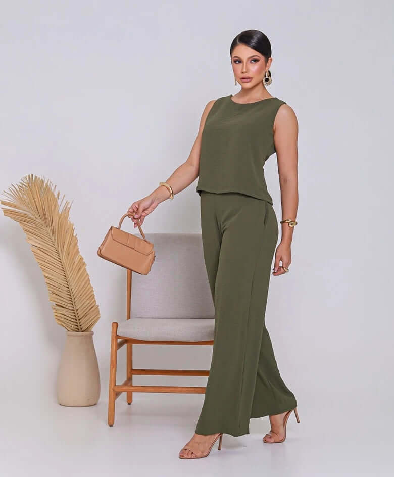 CONJUNTO SARAH VERDE MILITAR