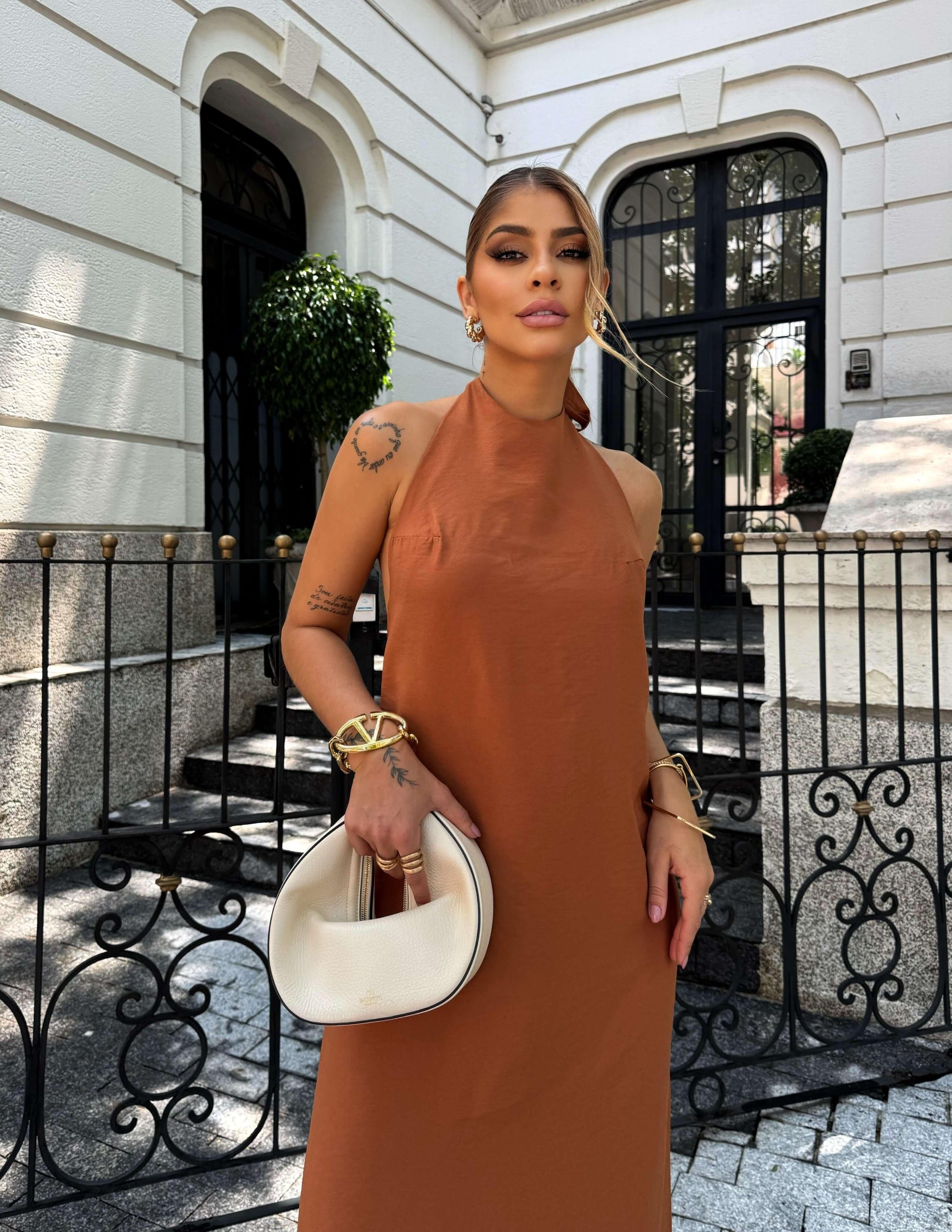 Vestido AYLA TELHA