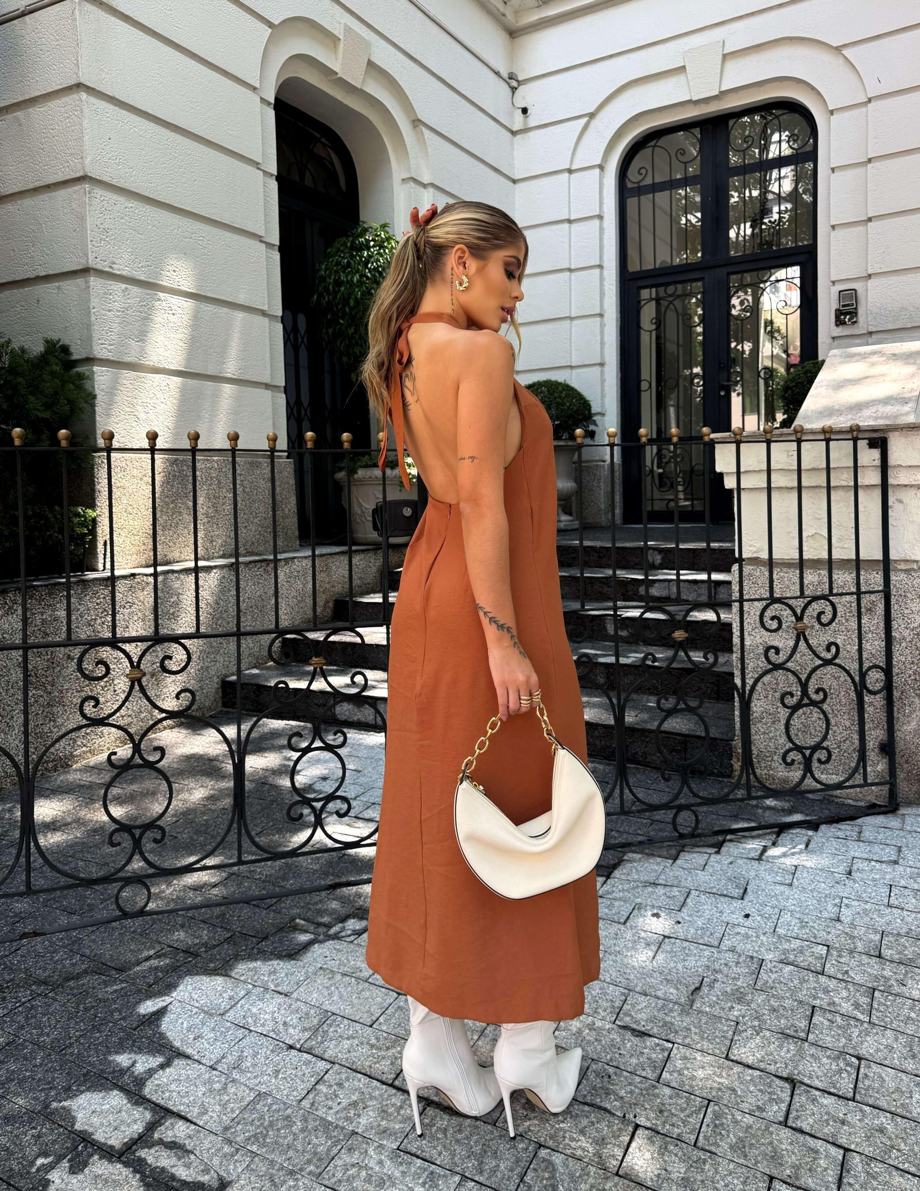 Vestido AYLA TELHA