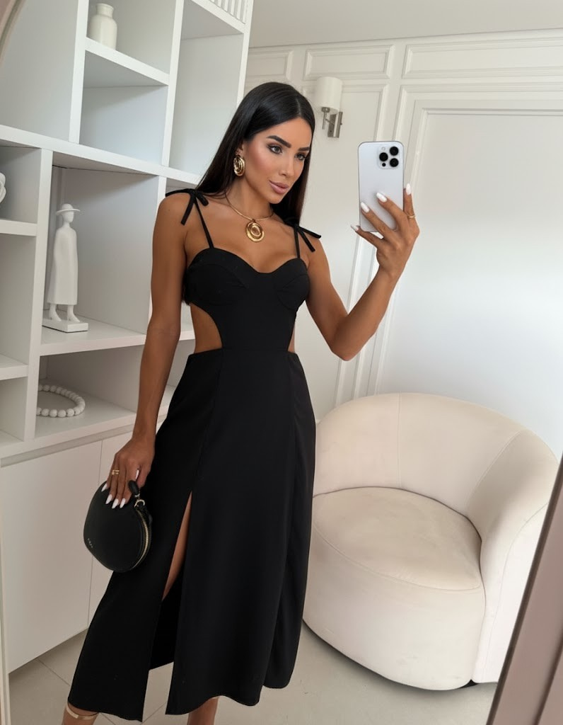 VESTIDO LADY - PRETO