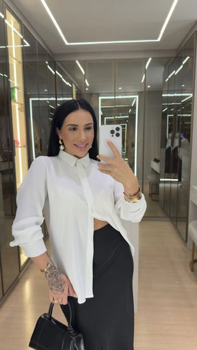CAMISA MANGA-LONGA OFF-WHITE
