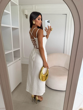 VESTIDO MARGARIDA Off-White